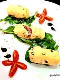 Baked Potato Croquettes Stuffed with Serrano Ham