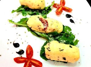 Foto principal de 🥔🤭Croquetas de patata rellenas de jamón Serrano al horno