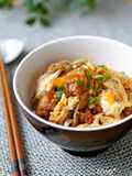 Easy Lunch: Chicken Karaage Egg Bowl