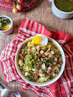 Foto resep Bubur Ayam Kuah Kuning