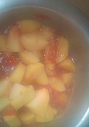 A picture of Potato stew.