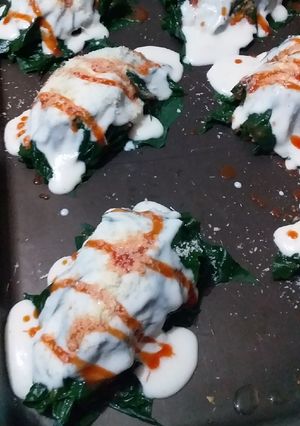 Una foto de Lasagna de espinaca
