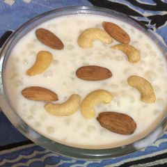 A picture of Sabudana Kheer.