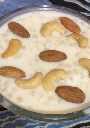 A picture of Sabudana Kheer.