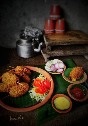 ম্যাগি উইথ এগ ললিপপ রেসিপির প্রধান ছবি