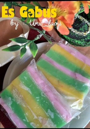 Foto resep Es gabus pelangi