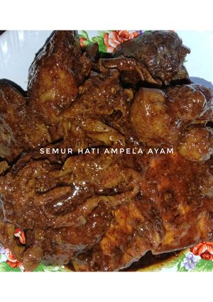 Foto resep Semur hati ampela ayam