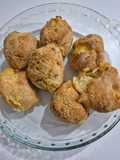 Bombas de papa y queso fritas al aire