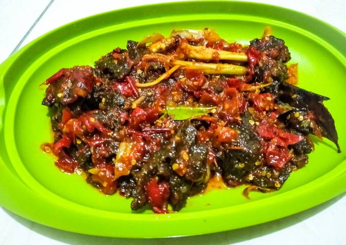 Resep Dendeng sapi balado yang Enak
