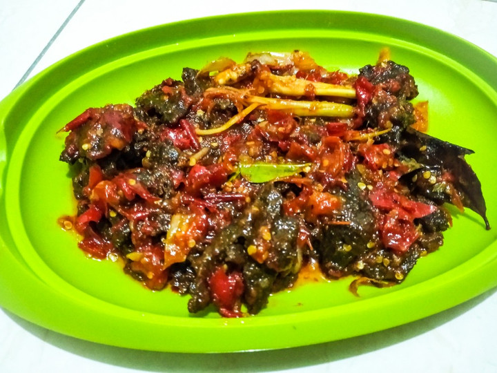 Resep Dendeng sapi balado yang Enak