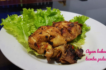 Langkah Mudah untuk Menyiapkan Ayam bakar bumbu padang Bahan Sederhana