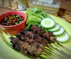 Fresh, Membuat Sate Maranggi (dengan madu) #FestivalResepAsia#Indonesia#Sapi Gurih Mantul