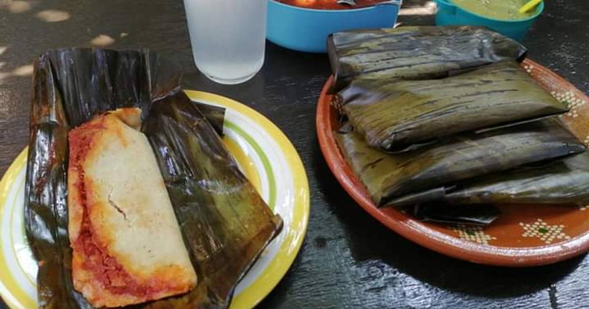 Tamales de puerco en hoja de plátano Receta de Recetas Caseras Nora -  Cookpad
