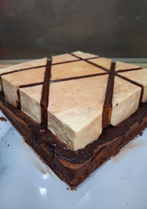 Une photo de Gateau vanille choclat