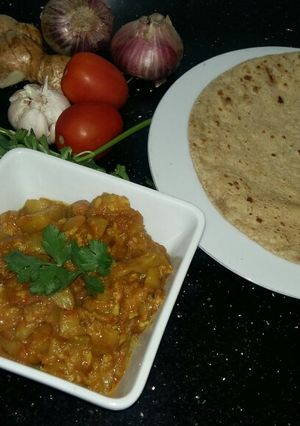 A picture of GHIA KADDU (GOURD)KI SABZI.