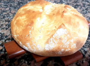 Una foto de Pan de "campo" con orégano. #recetariocamino