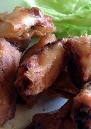 A picture of K's Egg Rolls.