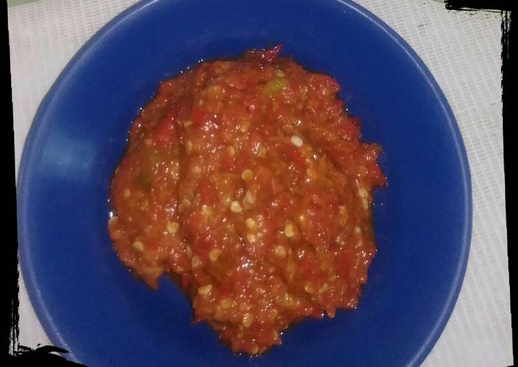 Cara Memasak Sambal belimbing wuluh yang Renyah