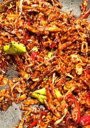 Foto resep Tempe orek versi sat set