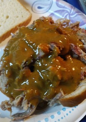 A picture of Mustard Bar-B-Q Sauce.