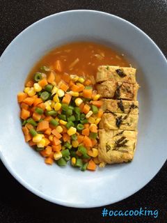 Foto resep Mix vegetables with tamagoyaki