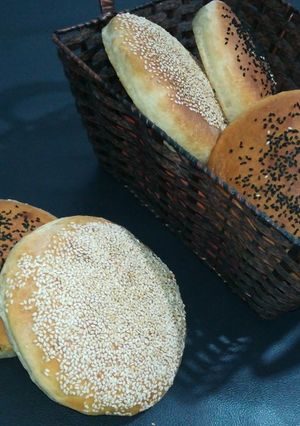A picture of Burger Bread - Same Recipe as the Boulanger by Siham Delkh.