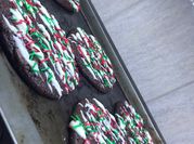 Una foto de cookies navidad