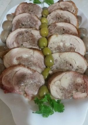 صورة لوصفة افخاذ الدجاج المحشية باللحم المفروم 🍗🍗