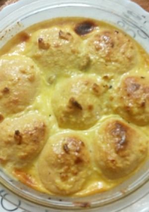 A picture of Baked rasogolla.