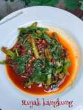 Rujak Kangkung Sambel Asem