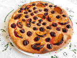 Focaccia dolce alla frutta fresca