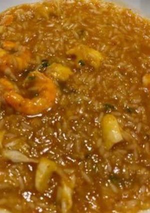 Foto de Arroz de Peixe com Coentros