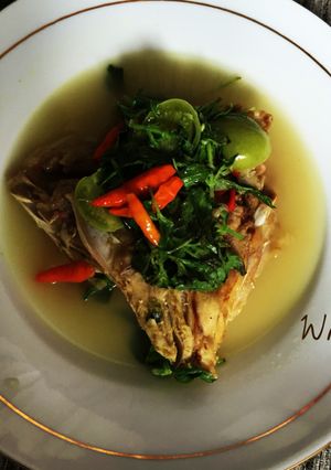 Foto resep Kepala Ikan Masak Asem Segar