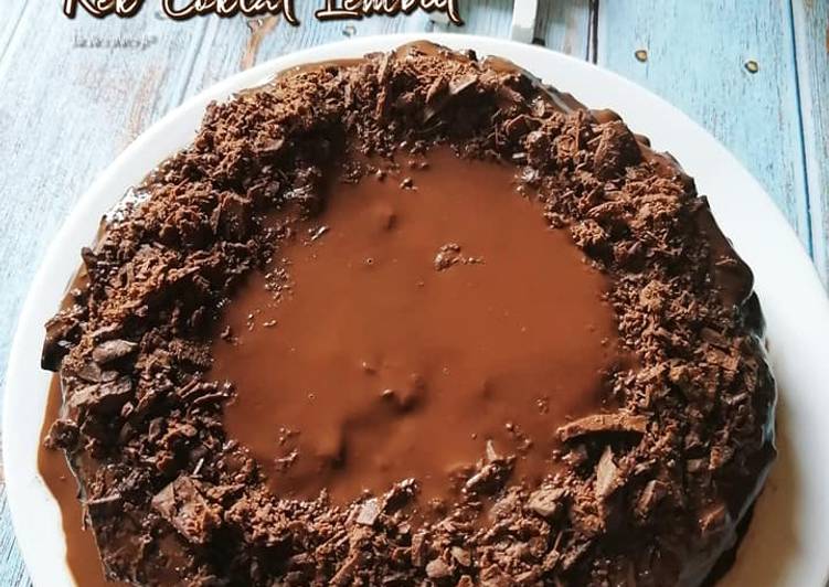 Kek Coklat Lembut 3 Bahan Guna Biskut