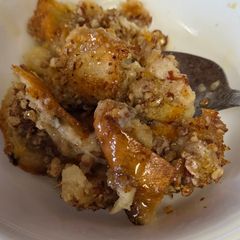 A picture of Whiskey‑Pecan Bread Pudding (Small‑Pan Version).
