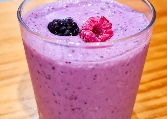 My son's favorite smoothie ❤🫐🍇 best ingredient