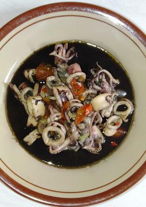 Foto resep Cumi kuah hitam