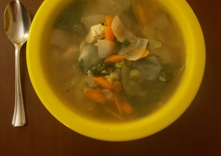 Steps to Prepare Favorite Feel Good Chicken Soup