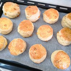 Orange Peel Scones A picture of Orange Peel Scones.