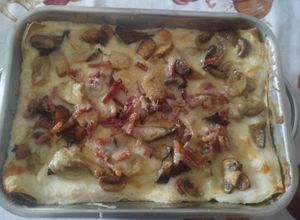 Foto di Lasagne con Funghi, Speck e fontina