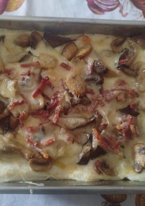 Foto di Lasagne con Funghi, Speck e fontina