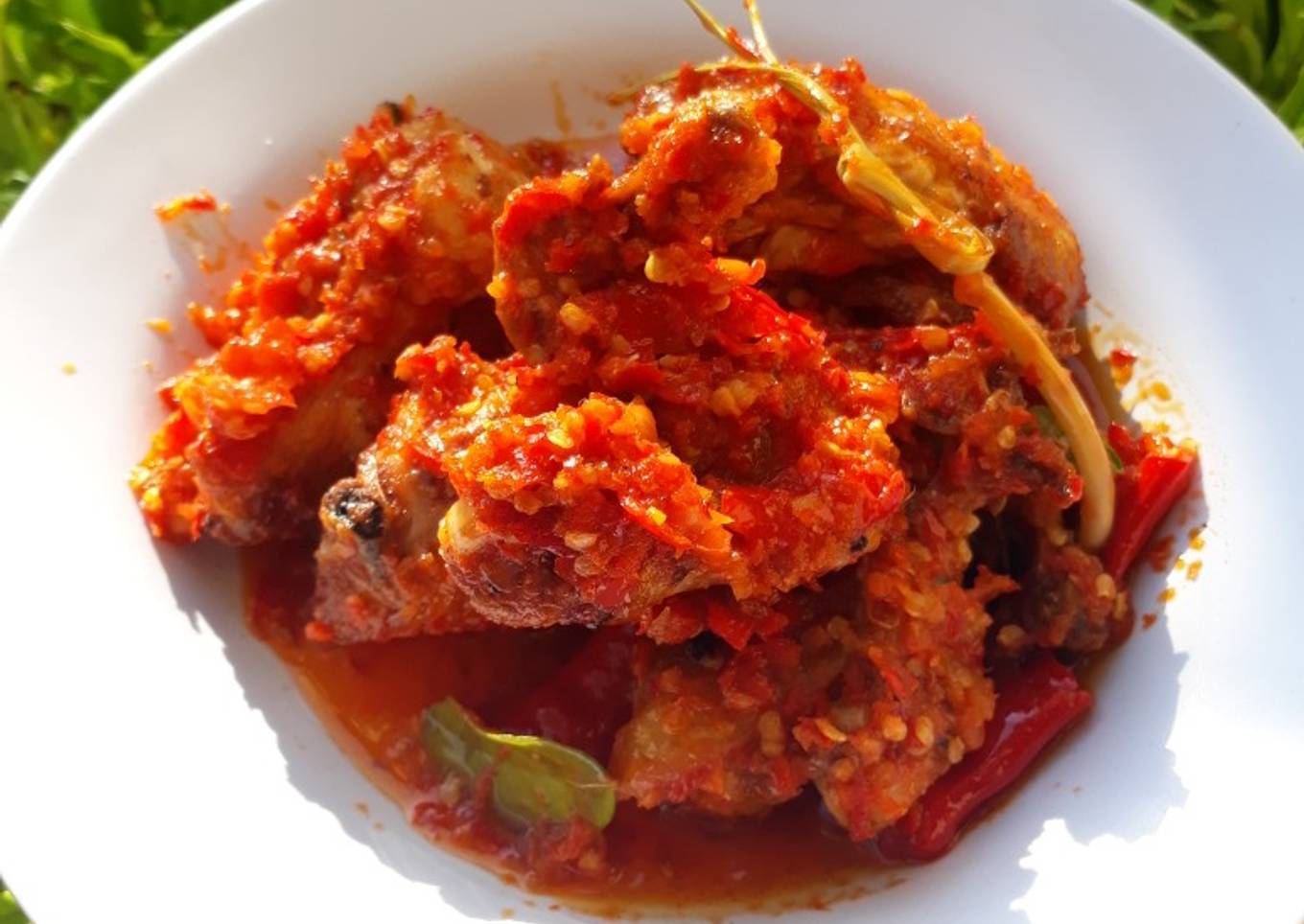 Ayam balado ala RM Padang