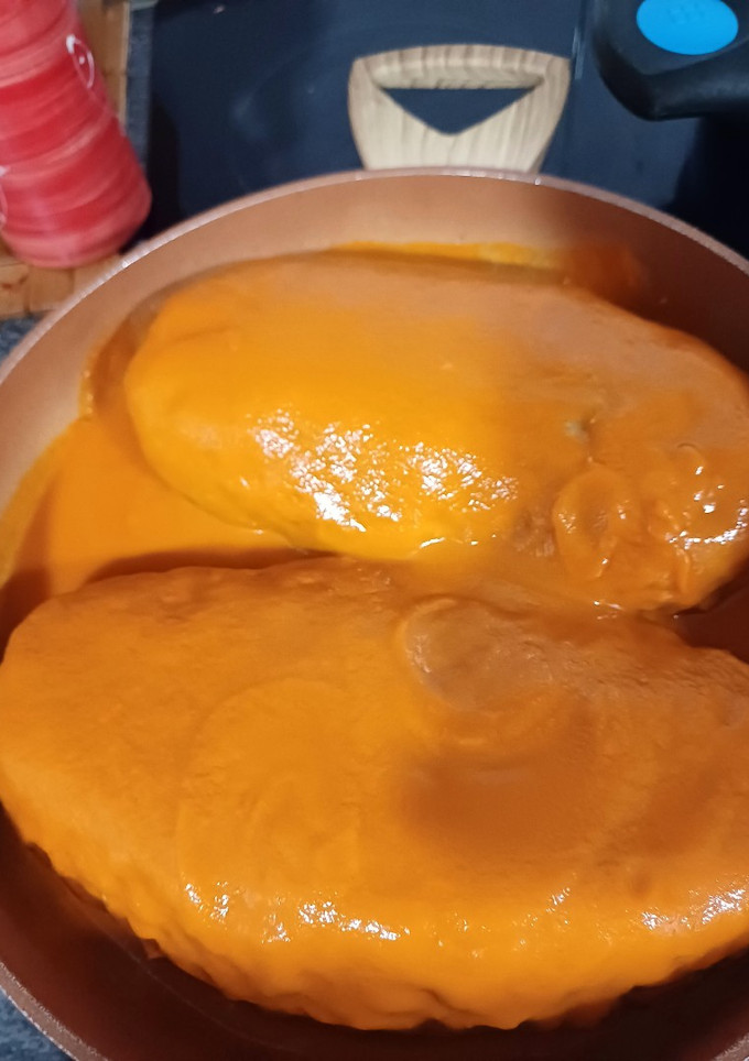 Una foto de Rollito de carne picada relleno