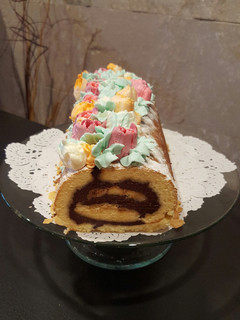 Una foto de Slöngukaka...ó Tarta Serpiente. Postre Islandés!