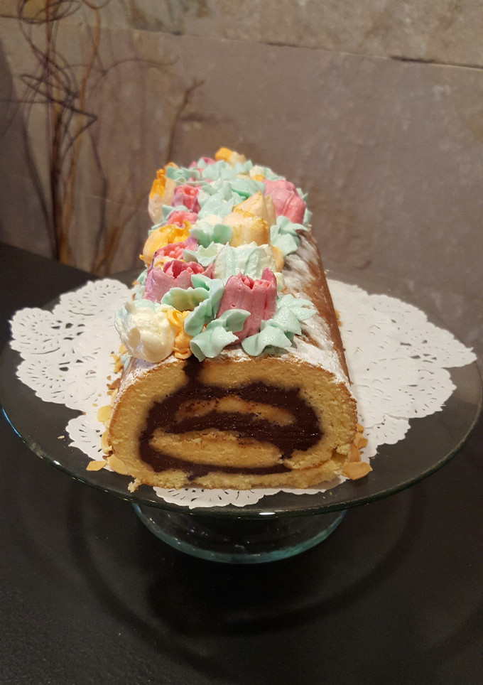 Una foto de Slöngukaka...ó Tarta Serpiente. Postre Islandés!