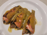 Molls amb crema de galeres i taronja