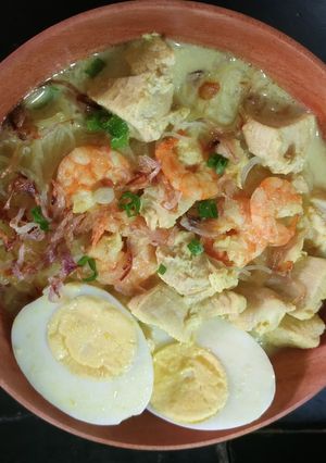 Foto resep Laksa ayam udang gurih