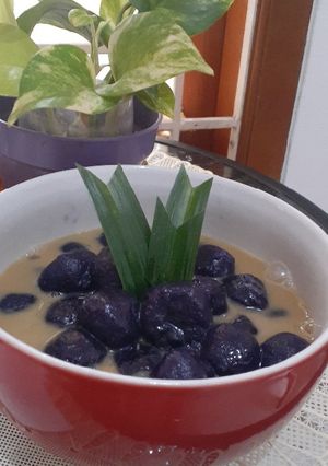 Foto resep Canil Ungu Kuah Manis