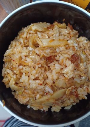 Hình của món Cơm chiên kimchi.