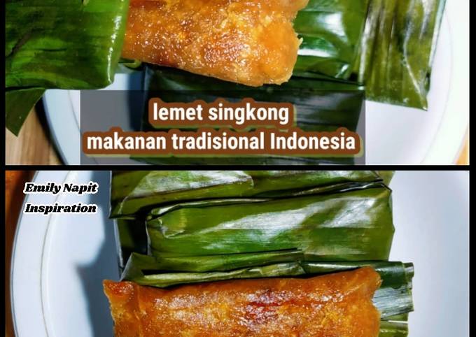 Lemet Singkong makanan tradisional Indonesia